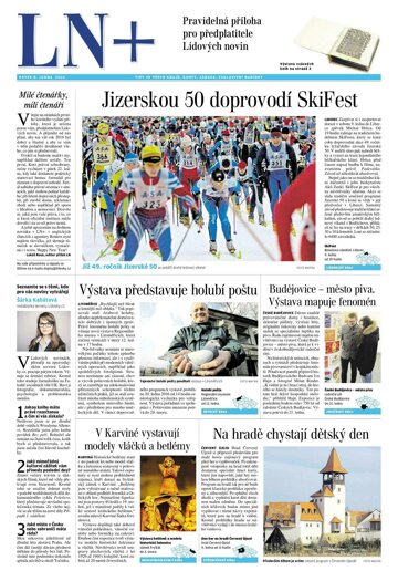 Obálka e-magazínu LN+ Čechy - 8.1.2016