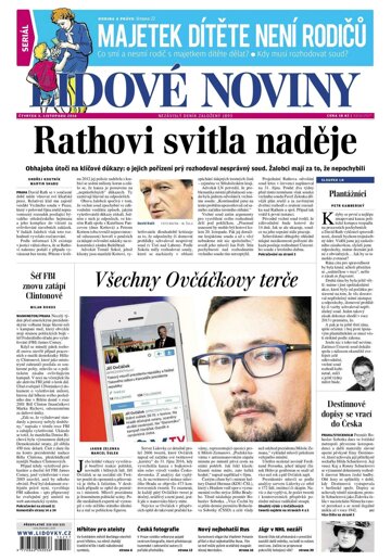 Obálka e-magazínu Lidové noviny 3.11.2016