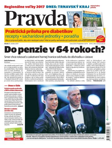 Obálka e-magazínu Pravda 25.10.2017