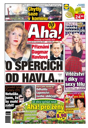 Obálka e-magazínu AHA! 20.11.2017