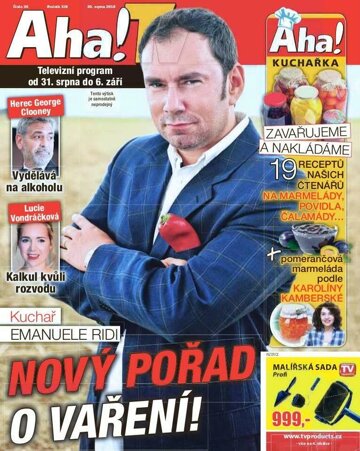 Obálka e-magazínu AHA! Tv - 30.8.2018