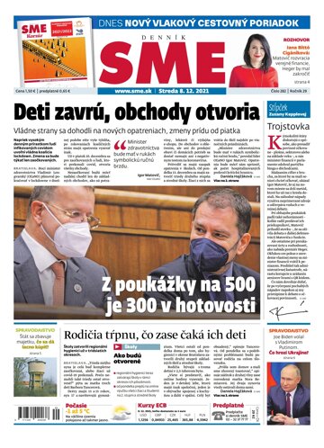 Obálka e-magazínu SME 8-12-2021