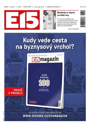 Obálka e-magazínu E15 7.11.2022