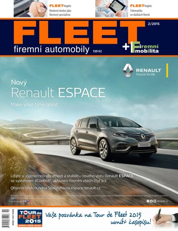 Obálka e-magazínu FLEET firemní automobily 2/2015