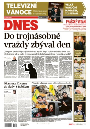 Obálka e-magazínu MF Dnes 28.11.2024