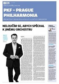 Obálka e-magazínu Hospodářské noviny - příloha 185 - 22.9.2014 - PKF - Pražská filharmonie