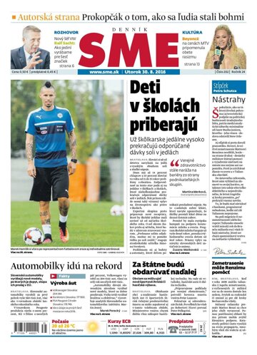 Obálka e-magazínu SME 30.8.2016-1