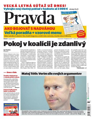 Obálka e-magazínu Pravda 16. 8. 2017