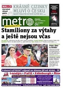 Obálka e-magazínu deník METRO 4.12.2012