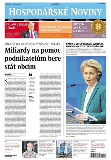 Obálka e-magazínu Hospodářské noviny 092 - 14.5.2020