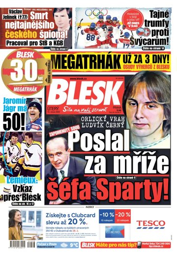 Obálka e-magazínu Blesk 15.2.2022