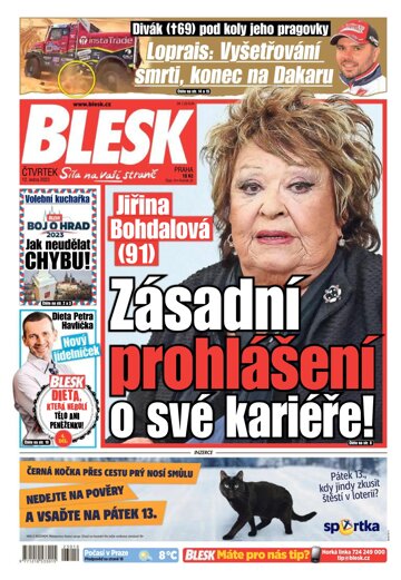 Obálka e-magazínu Blesk 12.1.2023