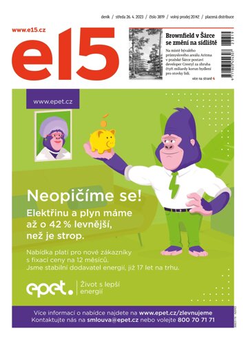 Obálka e-magazínu E15 26.4.2023