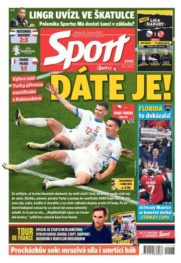 Obálka e-magazínu Sport 26.6.2024