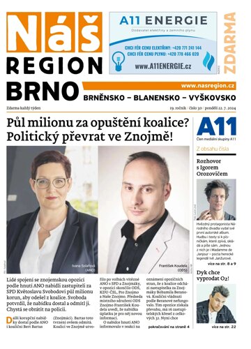 Obálka e-magazínu Náš Region - Brno 30/2024