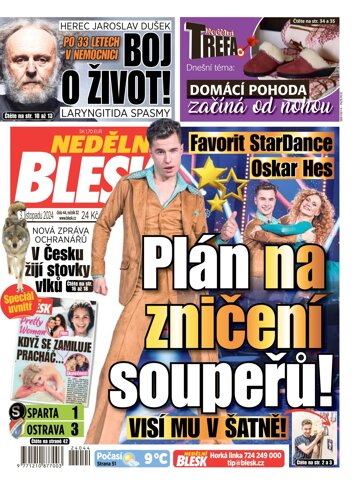 Obálka e-magazínu Nedělní Blesk 3.11.2024