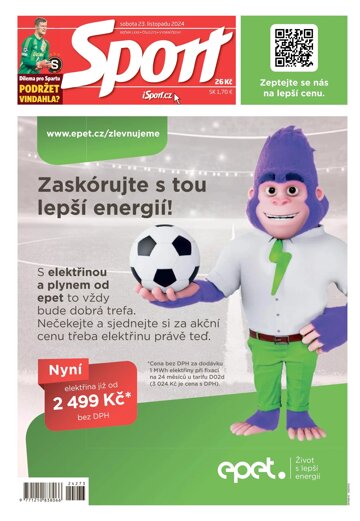 Obálka e-magazínu Sport 23.11.2024