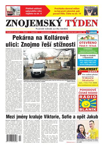 Obálka e-magazínu Znojemský týden 4/2025