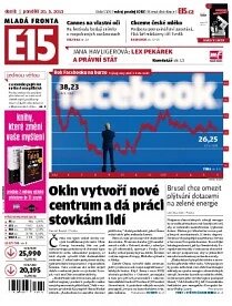 Obálka e-magazínu E15 20.5.2013