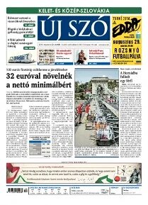 Obálka e-magazínu Új Szó 20.8.2014