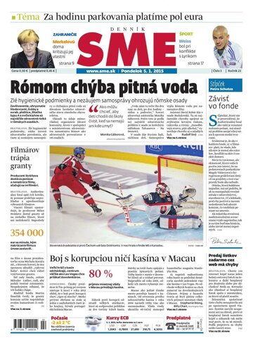 Obálka e-magazínu SME 5.1.2015