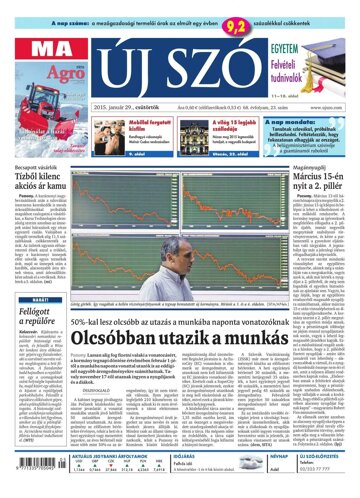 Obálka e-magazínu Új Szó 29.1.2015