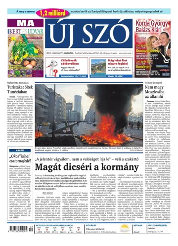 Obálka e-magazínu Új Szó 19.3.2015