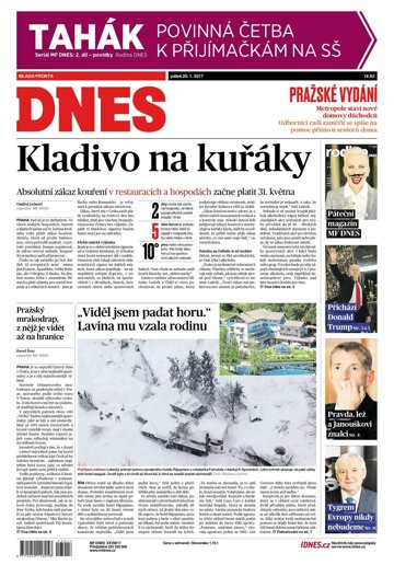 Obálka e-magazínu MF Dnes 20.1.2017