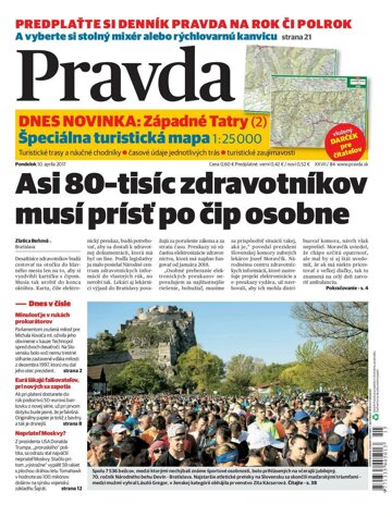 Obálka e-magazínu Pravda 10.4.2017