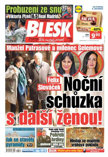 Obálka e-magazínu Blesk 8.11.2018