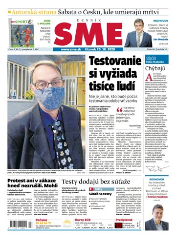 Obálka e-magazínu SME 20/110/2020