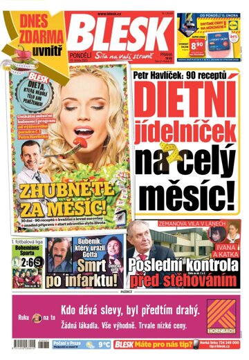 Obálka e-magazínu Blesk 13.2.2023