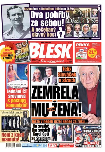 Obálka e-magazínu Blesk 21.8.2024