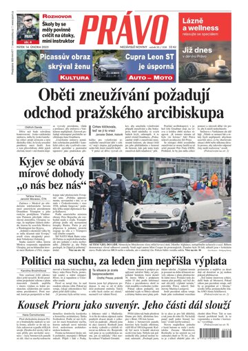 Obálka e-magazínu Deník Právo 14.2.2025