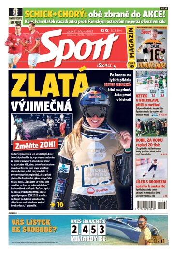 Obálka e-magazínu Sport 21.3.2025