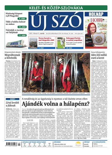 Obálka e-magazínu Új Szó 11.2.2015