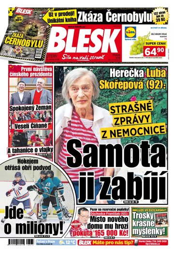 Obálka e-magazínu Blesk 29.3.2016