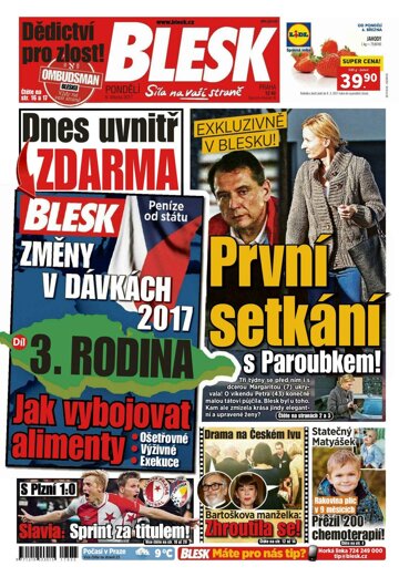 Obálka e-magazínu Blesk 6.3.2016