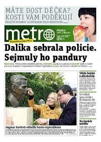 Obálka e-magazínu deník METRO 9.10.2012