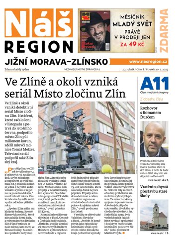 Obálka e-magazínu Náš Region - Jižní Morava/Zlínsko 8/2025