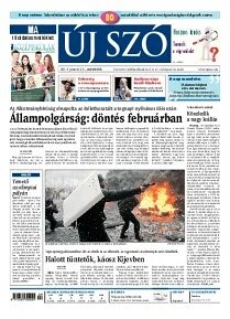 Obálka e-magazínu Új Szó 23.1.2014