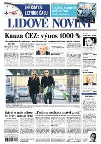 Obálka e-magazínu Lidové noviny 29.3.2014