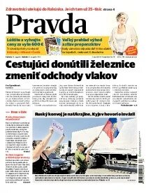 Obálka e-magazínu Pravda 23.8.2014