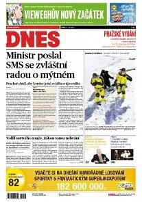 Obálka e-magazínu MF Dnes 17.10.2014