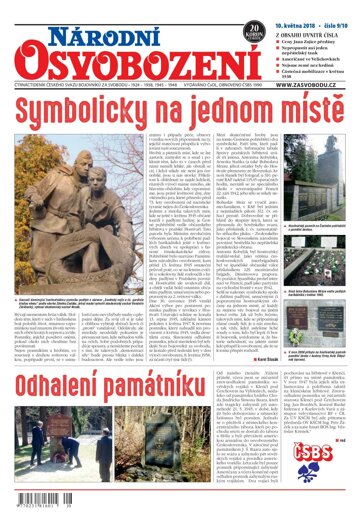 Obálka e-magazínu Národní Osvobození 9-10/2018