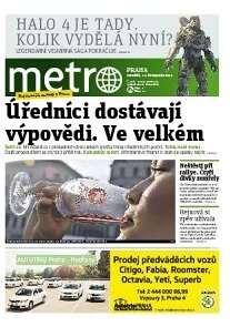 Obálka e-magazínu deník METRO 12.11.2012