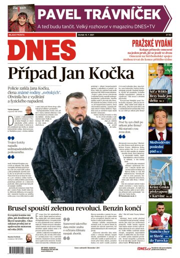 Obálka e-magazínu MF Dnes 15.7.2021