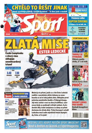 Obálka e-magazínu Sport 7.2.2022