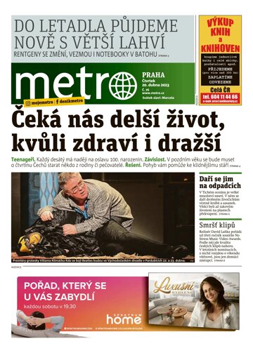 Obálka e-magazínu deník METRO 20.4.2023