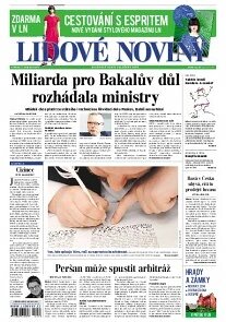 Obálka e-magazínu Lidové noviny 2.4.2014